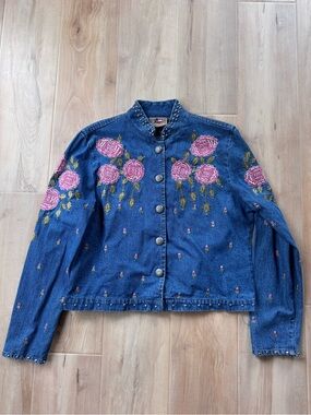 Vintage Don’t Mess With Texas Embroidered Jacket Size Large